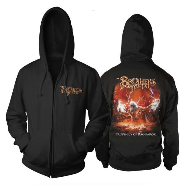 BROTHERS OF METAL - Prophecy Of Ragnarök - Zipped Hooded Sweater (Size M-XXL)