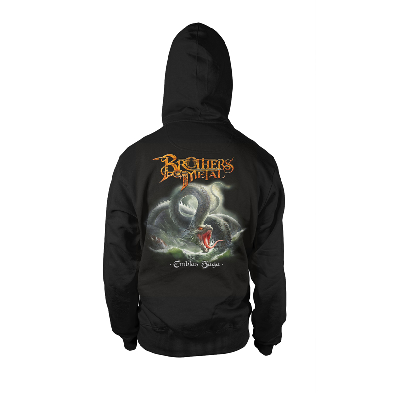 BROTHERS OF METAL - Emblas Saga - Zipped Hooded Sweater (Size M-XXL ...