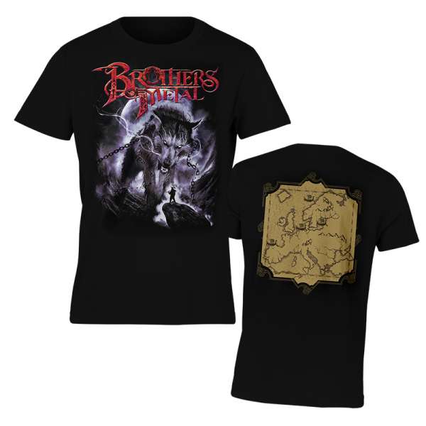BROTHERS OF METAL - Wolf - Girlie-Shirt (Sizes S-XL)